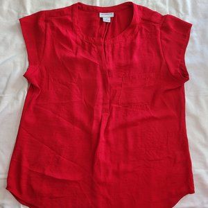 Liz Claiborne red blouse